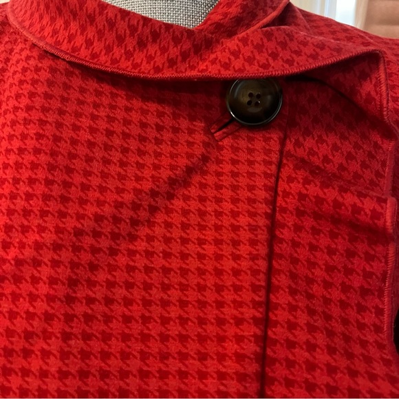 Cabi Houndstooth Red Jacket - Picture 4 of 8
